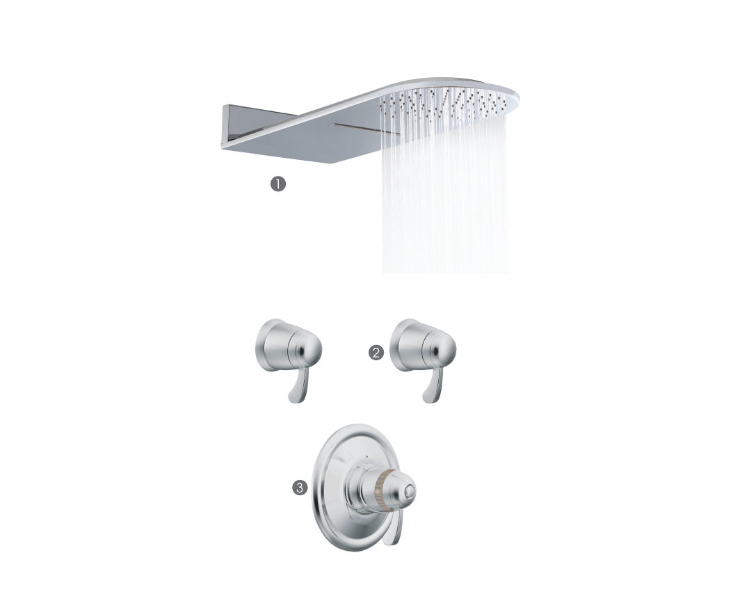 Bộ sen âm tường MOEN M22050 (Option 2)