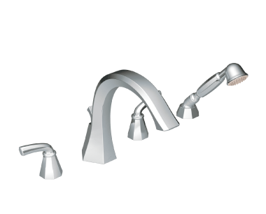 Bộ vòi bồn tắm nằm nóng lạnh (4 lỗ) MOEN TS244*