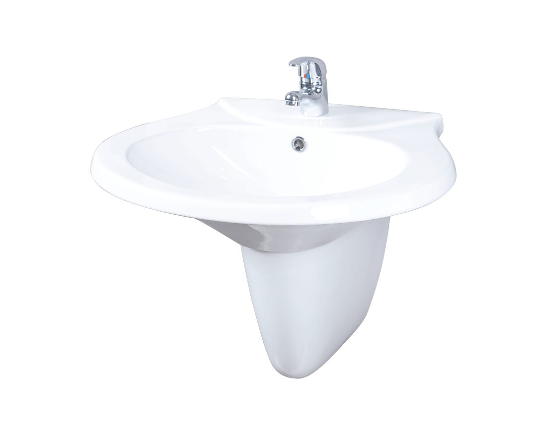 Lavabo chân treo - SPIRIT STAR S-4383/4396 WT