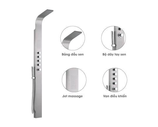 Bộ sen tắm Panel MANHATTAN M9403