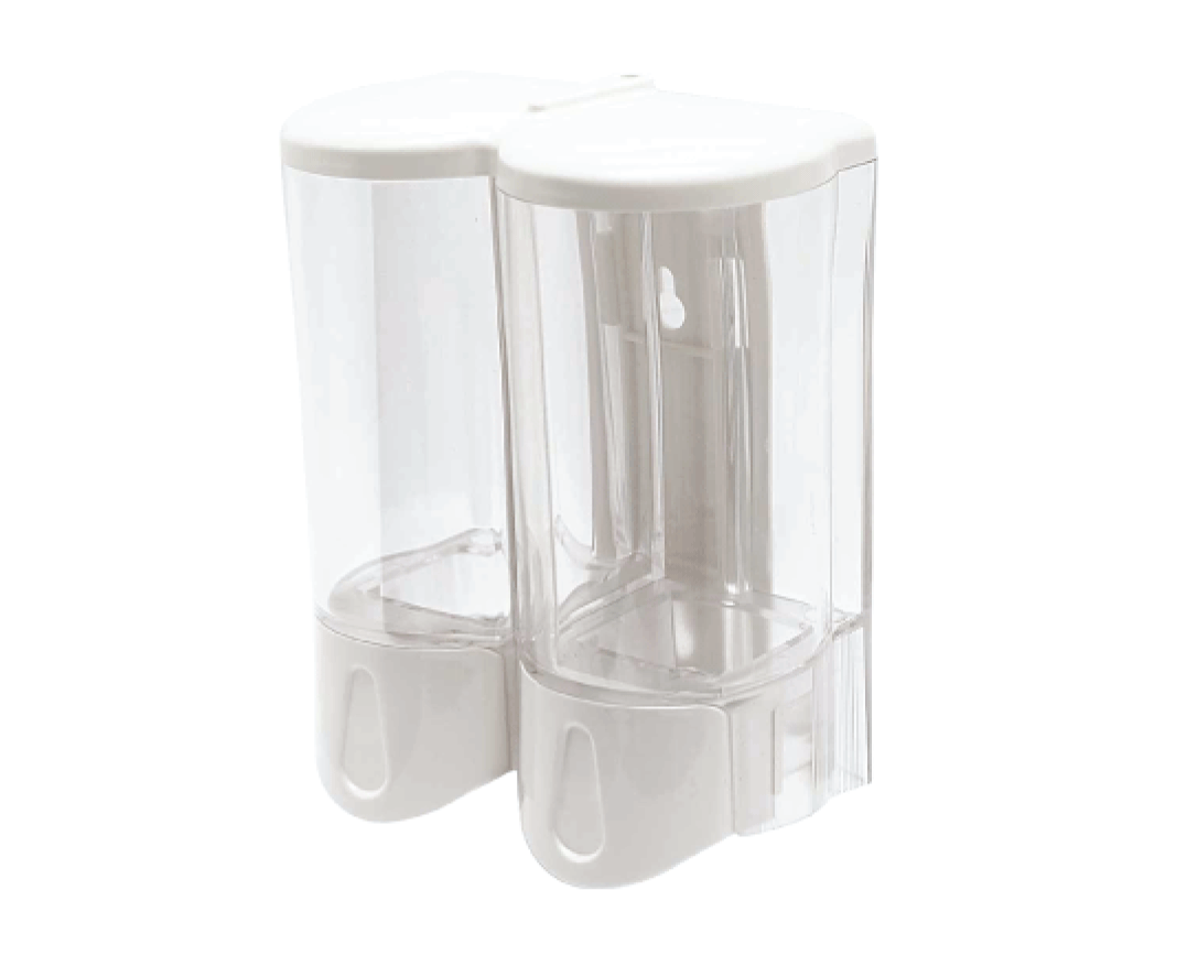 Bình đựng xà bông rửa tay (2 ngăn) ATMOR DH-SBD-102W