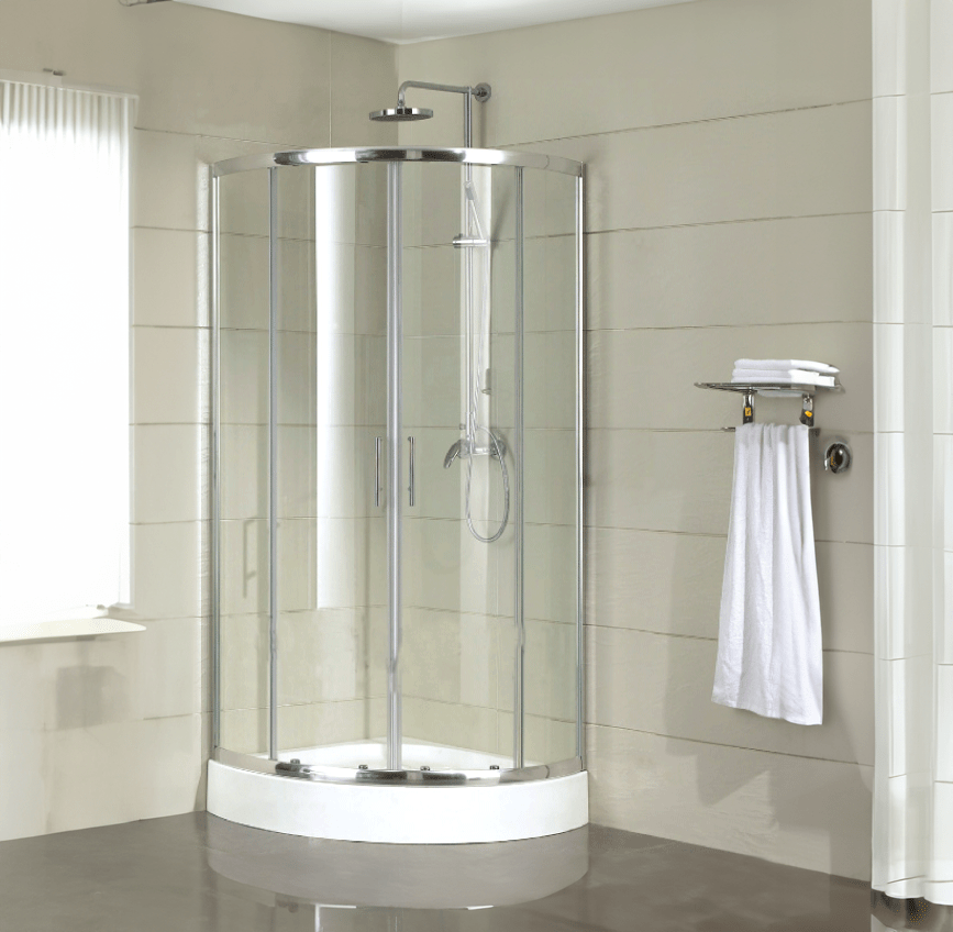 Buồng tắm đứng hình tròn (cửa lùa) MANHATTAN ME4142 (2) + Đế P410