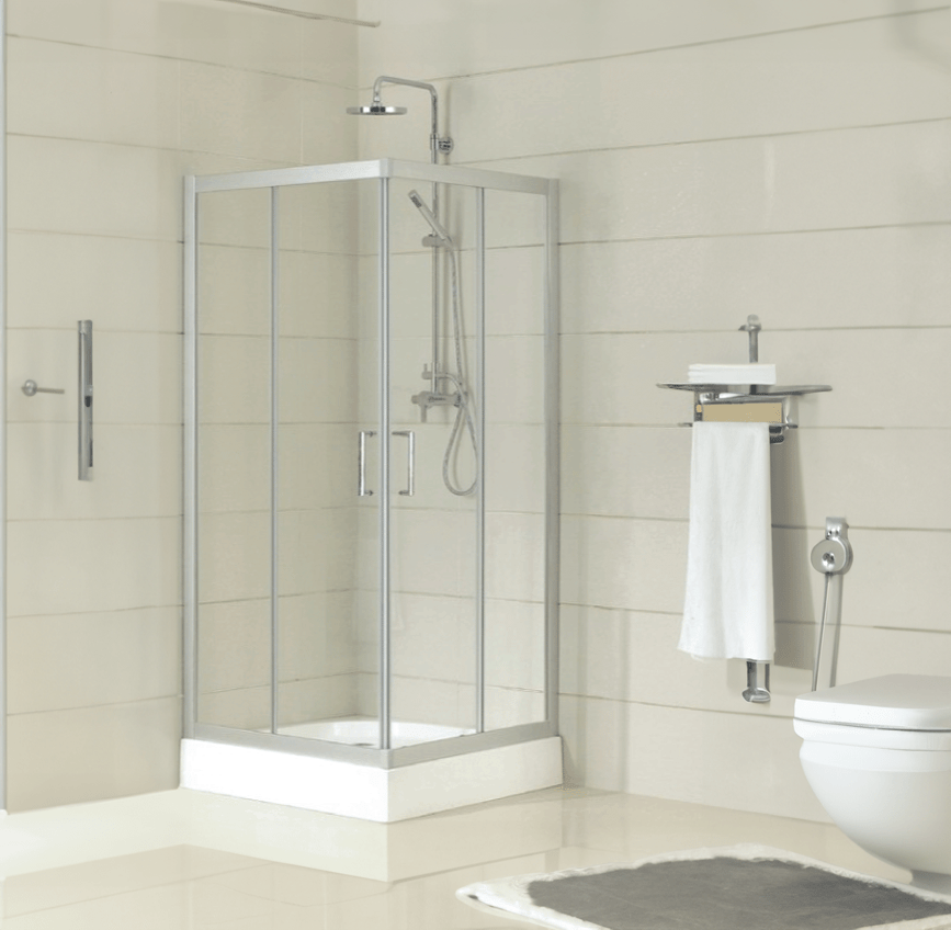 Buồng tắm đứng vuông (cửa lùa) MANHATTAN MQ1142 (2) + đế P10