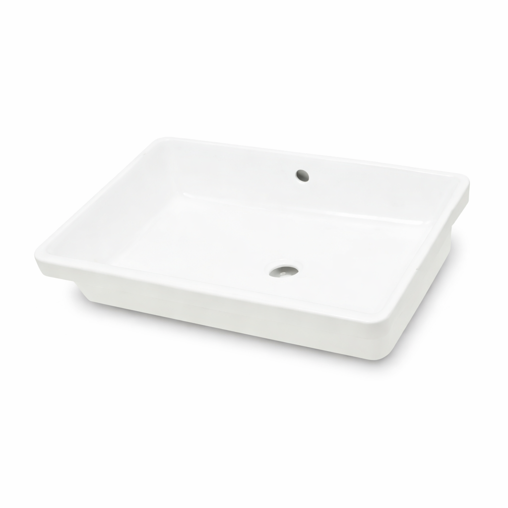 Lavabo âm bàn - HONEY SQUARE STAR S-4965/WT