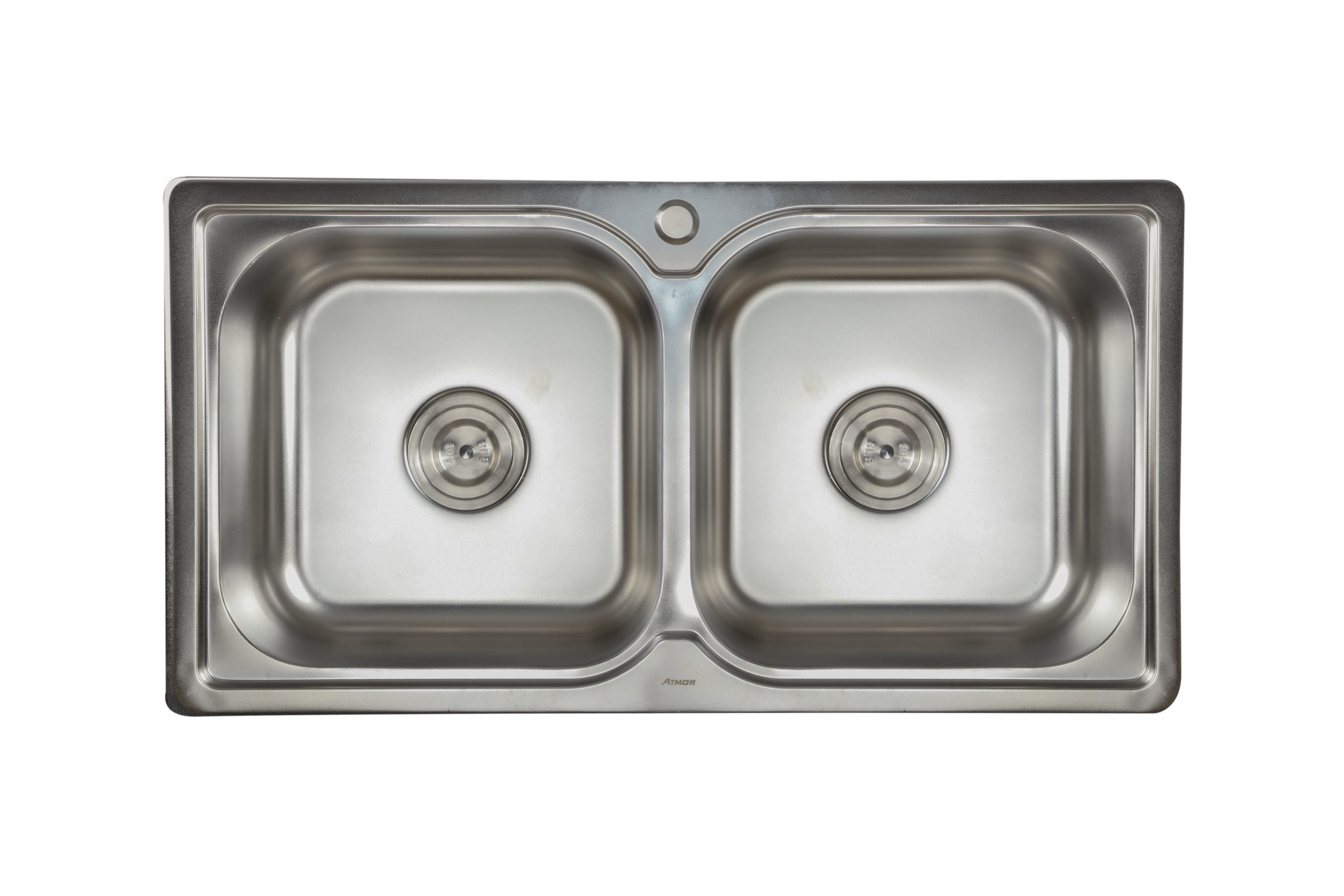 Bồn Rửa Chén Inox 2 Hộc Cao Cấp ATMOR AT-222