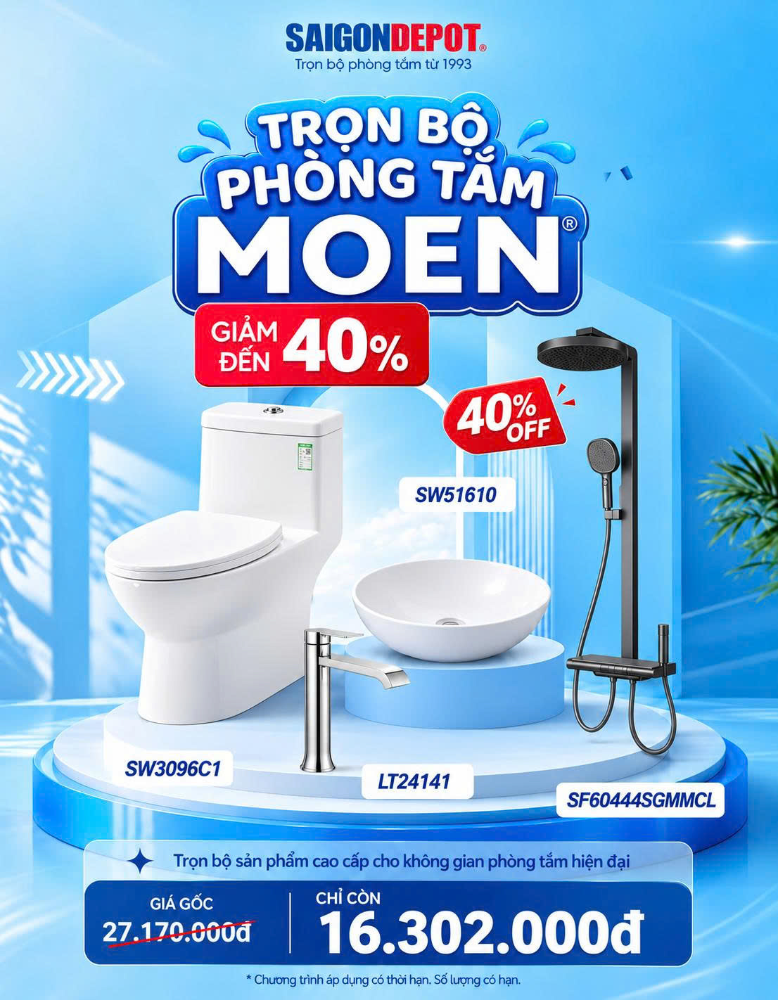 Trọn Bộ Phòng Tắm Moen 2