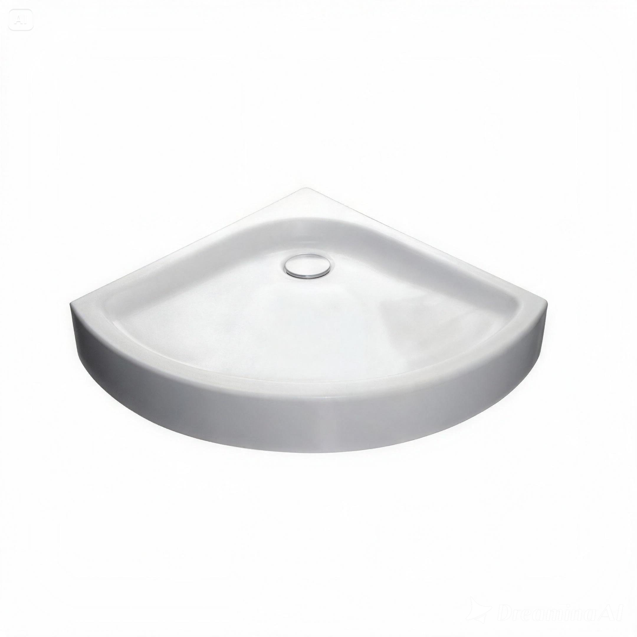 Đế phòng tắm đứng dáng tròn 1000x1000mm MANHATTAN P410