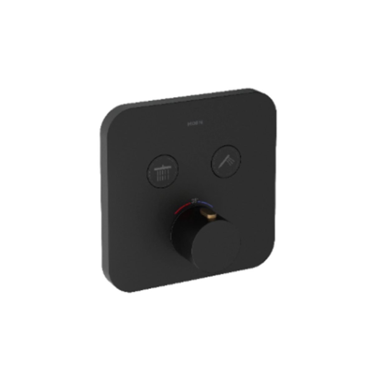 Mặt nạ âm tường điều khiển 2 chức năng MOEN UHT73342FBL - Vuông